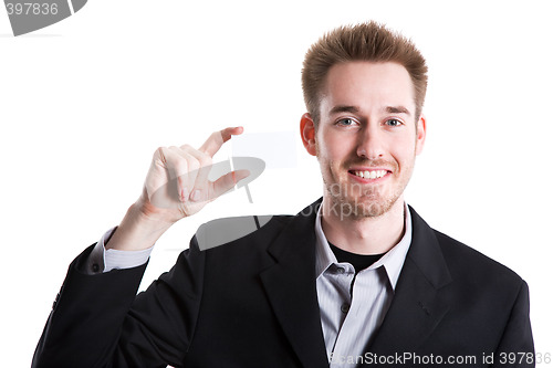 Image of Caucasian businessman