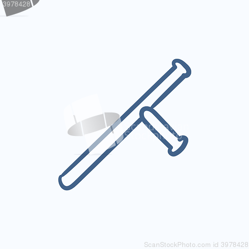 Image of Baton sketch icon.