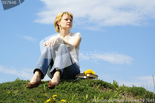 Image of female student outdoor