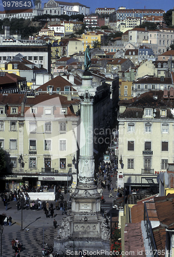 Image of EUROPE PORTUGAL LISBON ROSSIO SQUARE