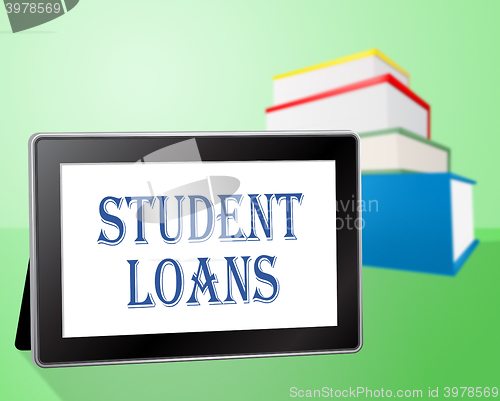 Image of Student Loans Represents Www Lends And Students
