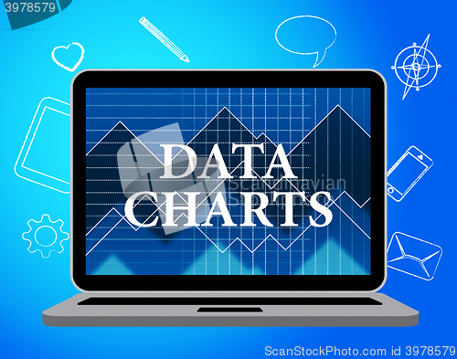 Image of Data Charts Represents Web Site And Facts