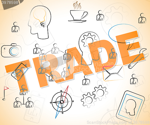 Image of Business Trade Represents Commerce Importing And Company
