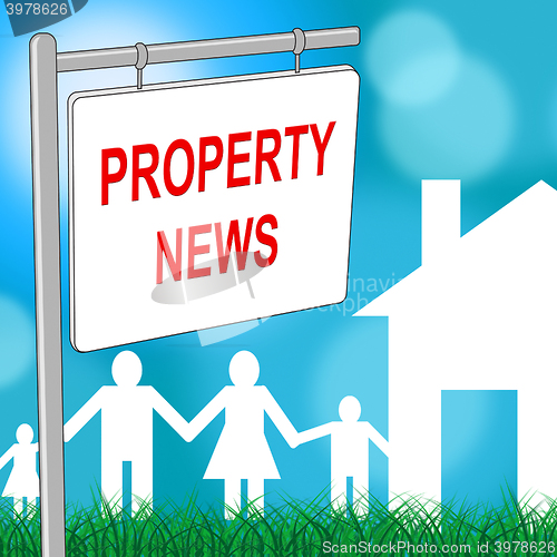 Image of Property News Indicates Real Eestate And Advertisement