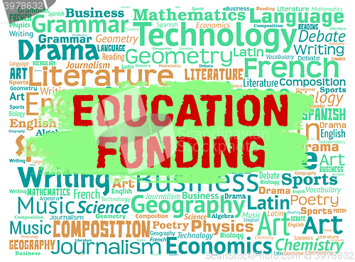 Image of Education Funding Represents Tutoring Study And Money