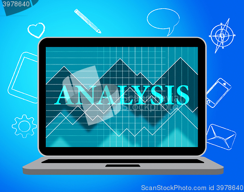 Image of Analysis Online Represents Web Site And Data