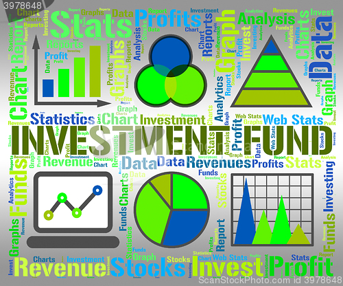 Image of Investment Fund Shows Financial Charts And Graphic