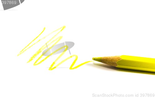 Image of drawn yellow zigzag