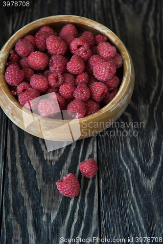 Image of Fresh ripe raspberry