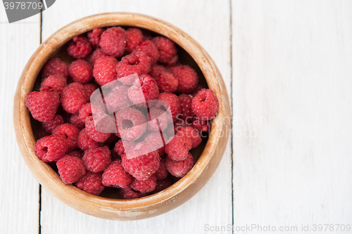 Image of Fresh ripe raspberry