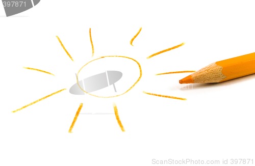 Image of drawn sun