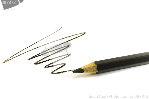 Image of drawn black zigzag