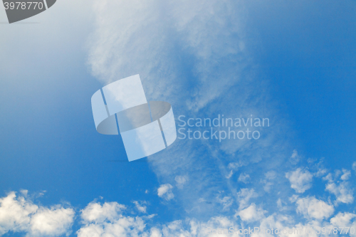 Image of sky with clouds  