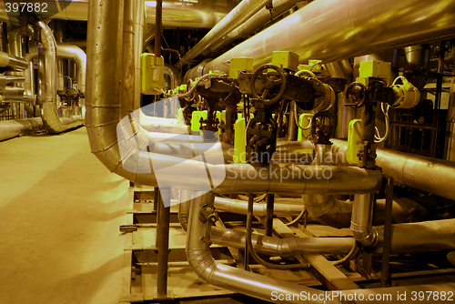 Image of Equipment, cables, machinery and piping