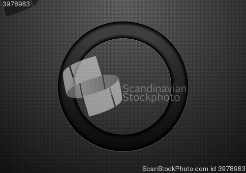Image of Abstract black circle background