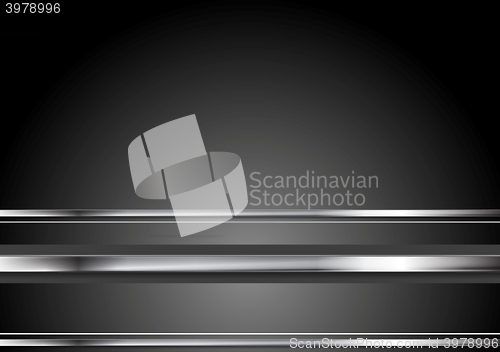 Image of Minimal technology metallic background