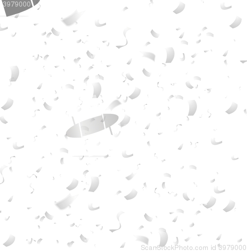 Image of Abstract grey confetti background