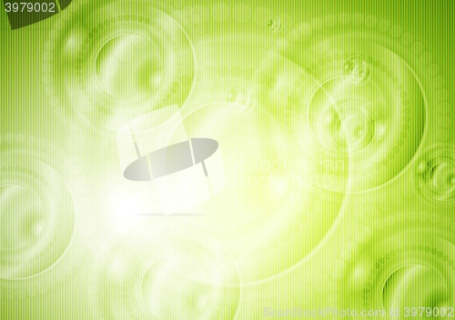 Image of Green shiny tech background