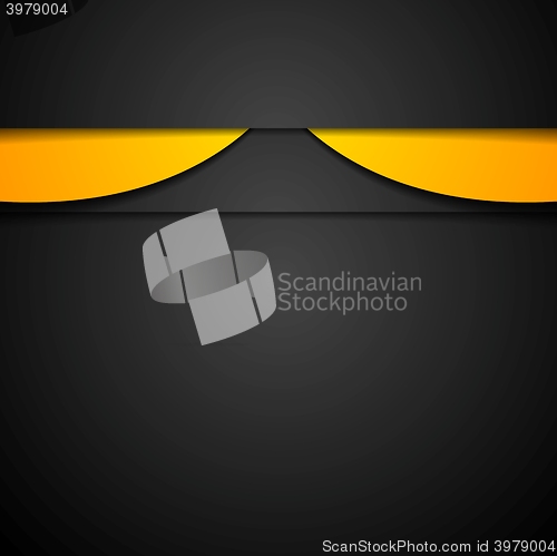 Image of Dark abstract corporate background