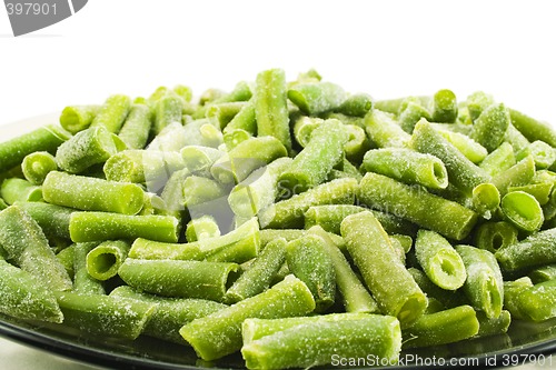 Image of frozen string beans