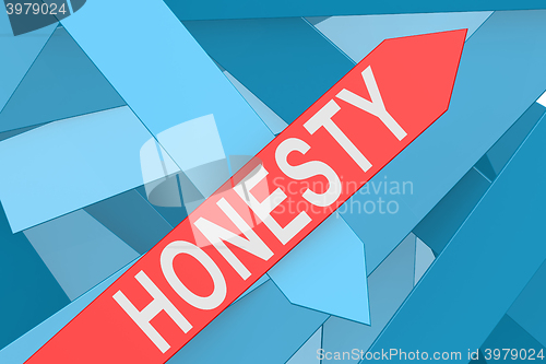 Image of Honesty arrow pointing upward