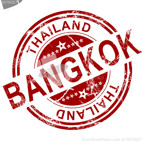 Image of Red Bangkok stamp 