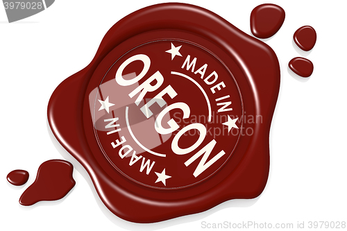 Image of Label seal of Made in Oregon