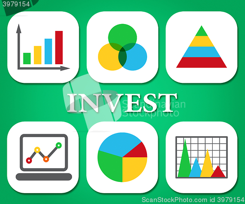 Image of Finance Graphs Indicates Return On Investment And Charts