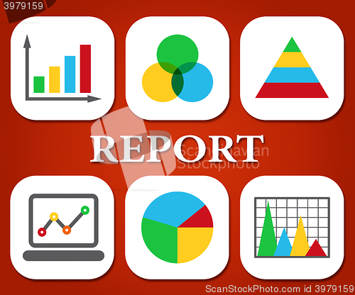 Image of Report Graphs Represent Data Diagram And Information