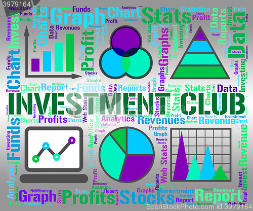 Image of Investment Club Indicates Growth Join And Savings