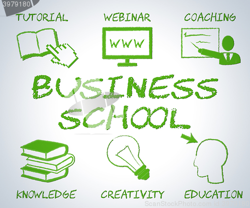 Image of Business School Shows Tutoring Learn And Corporation