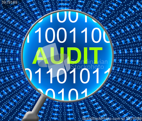 Image of Computer Audit Means Pc Validation And Finance