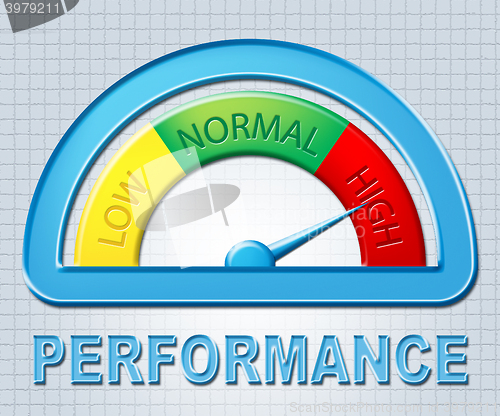 Image of High Performance Shows Achievement Growth And Review