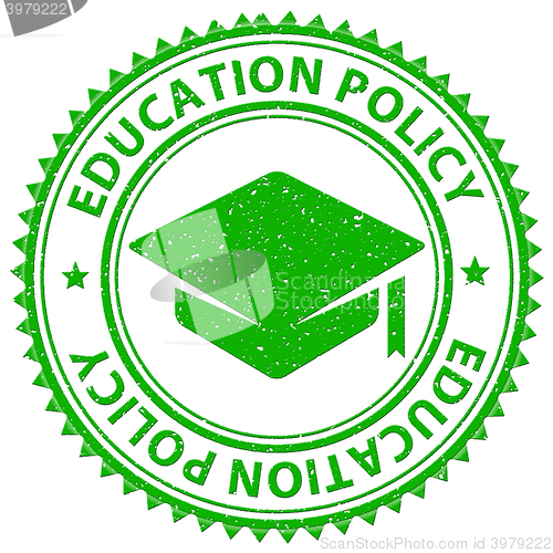 Image of Education Policy Shows Stamped Schooling And Procedure