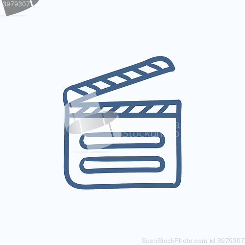 Image of Clapboard sketch icon.