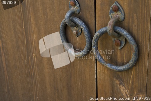 Image of metal handles