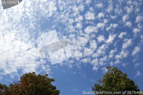 Image of sky with clouds 
