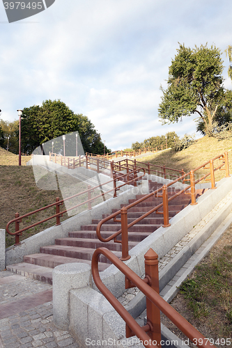 Image of stairs in the park 