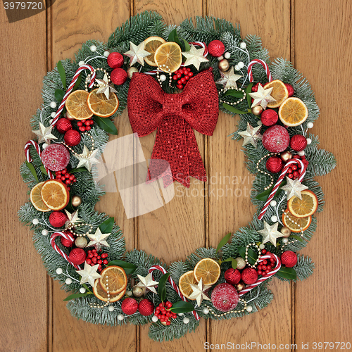 Image of Decorative Christmas Wreath