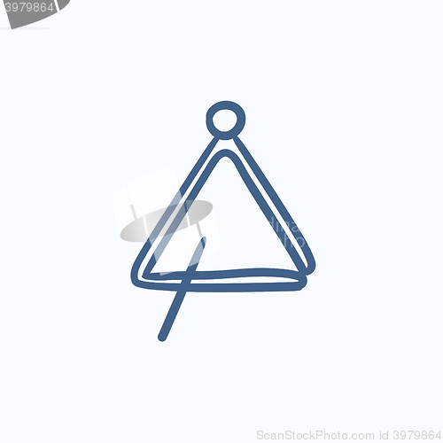 Image of Triangle sketch icon.