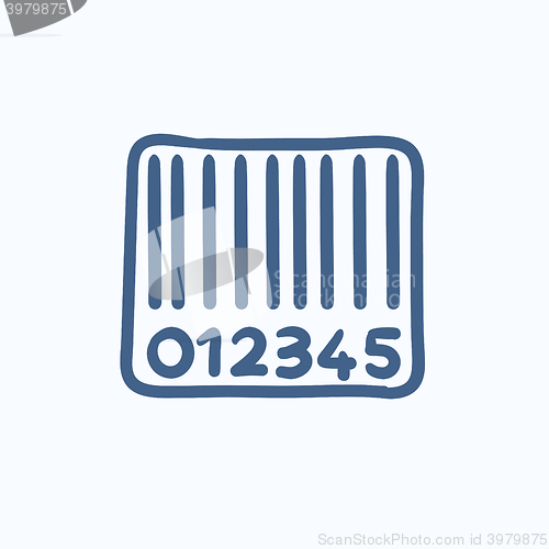 Image of Barcode sketch icon.