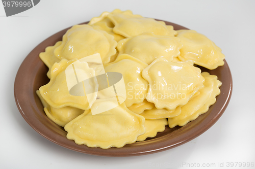 Image of Homemade traditional Russian Ukrainian dumplings