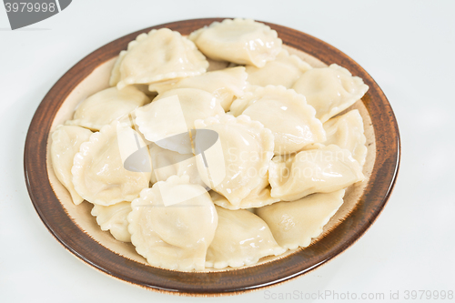 Image of Homemade traditional Russian Ukrainian dumplings