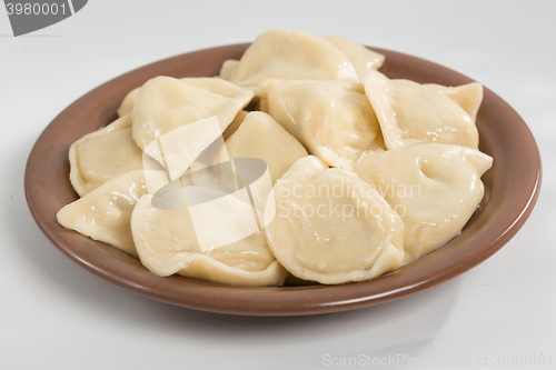 Image of Homemade traditional Russian Ukrainian dumplings