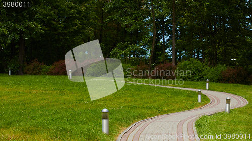 Image of Stone Pathway in the Green Park