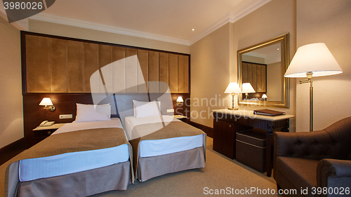 Image of interior of double bed room