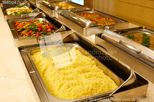 Image of Buffet in hotel