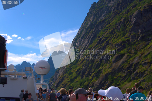 Image of Tourists in Lofoten