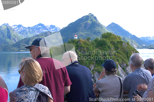 Image of Tourists in Lofoten