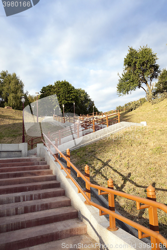 Image of stairs in the park  